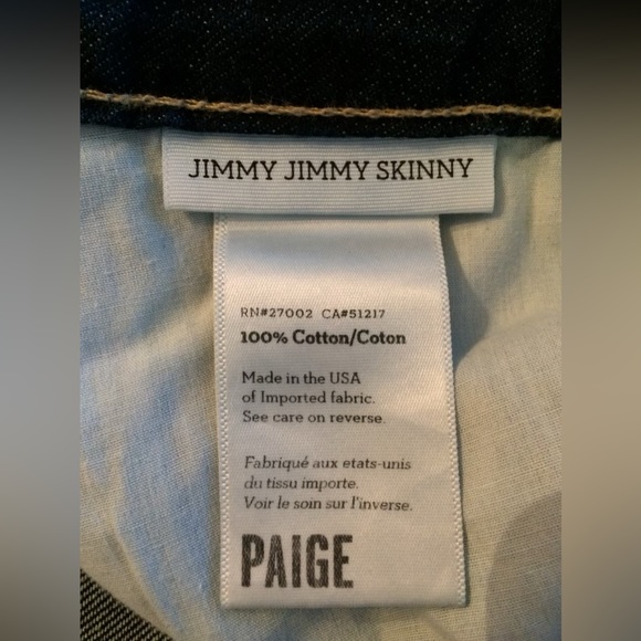 PAIGE Women's Skinny Jeans size 26 - Picture 6 of 10